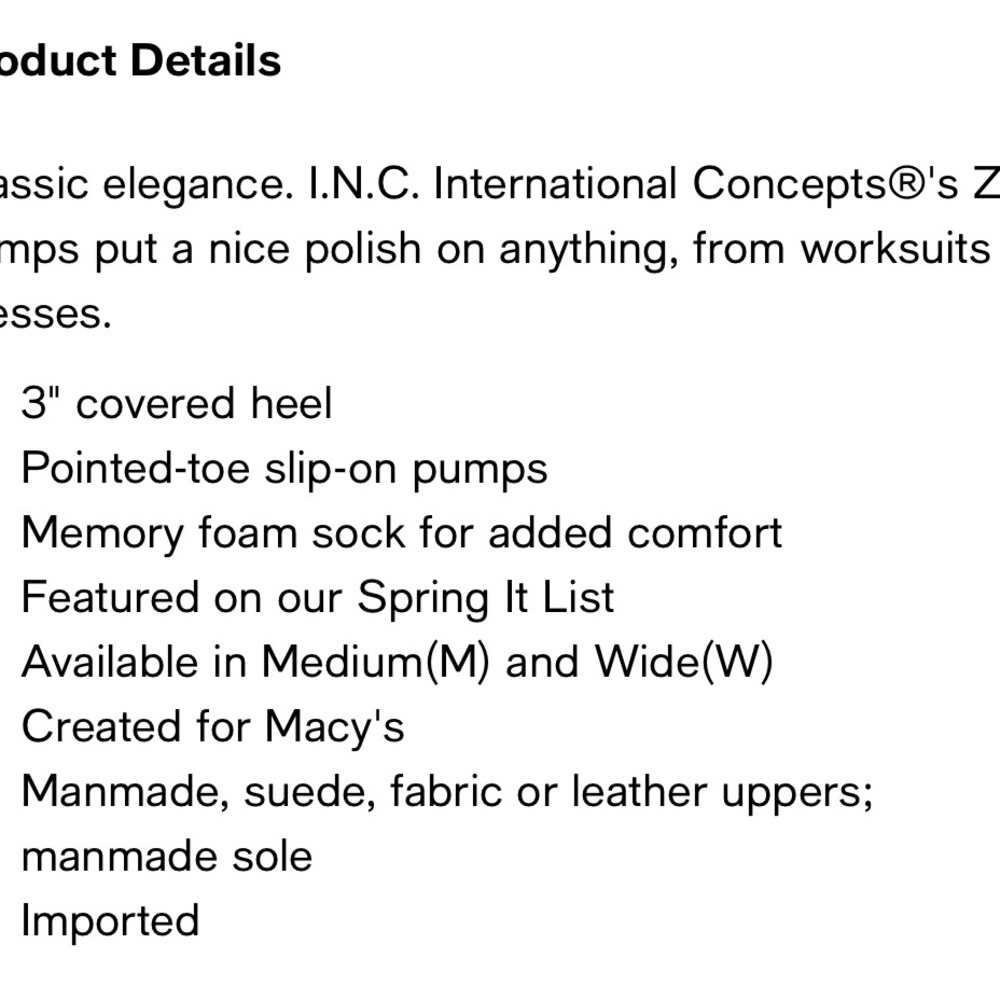 Nib Inc Zitah3blk Black Sparkly Pointed Toe Witch… - image 4